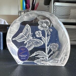 Capredoni Dartington crystal paperweight